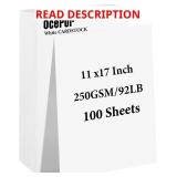 Several Reams of White Cardstock 11  x 17 ,...