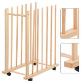 Large Art Drying Rack with Four Caster Wheels...