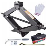 Scissor Jack Set- 3 Ton (6614 lbs) Car Jack Kit...
