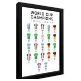 Framed World Cup Wall Art, Soccer Canvas Poster...