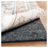 $115 BAGAIL Felt and Natural Rubber Backing Rug...