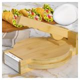 Tortilla Press 10 Inch, Bamboo Roti Maker with...
