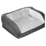 Serta Orthopedic Quilted Couch Dog Bed for Pets...
