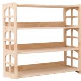 Montessori Bookshelf Toy Shelf Kids Storage...