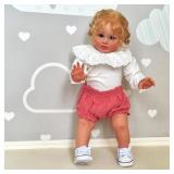 26 Inches Newborn Real Toddler Baby Size Rooted...