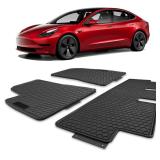 Spurtar for Tesla Model 3 Floor Mats 2017-2025,...