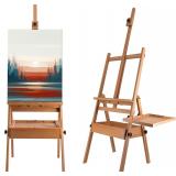 $110 Large Solid Beech Wood Painting Easel with...