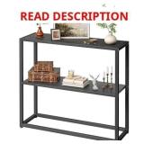 TIQLAB Small Entryway Table, 29.5" Narrow...