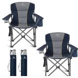 ALPHA CAMP Oversized Folding Camping Chair,...