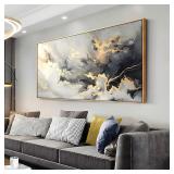 youkuart Wall Art Abstract Artwork Fluid Lines...