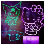 Cute Night Light - Anime Charater 7 Color...