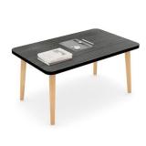 (READ) (NATURAL COLOR) Square Coffee Table Low...