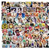 (10 pack)100pcs Anime Stickers for One-Piece...