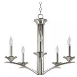 $112 Lillie 60-Watt 5-Light Brushed Nickel...