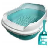 Tom & Sora Creations Pine Pellet Litter Box,...
