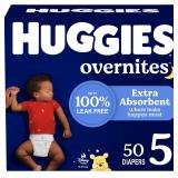 Huggies Overnites Size 5 Overnight Diapers (27+...