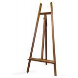A - Frame Wooden Display Easel with Wheels -...