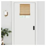 LazBlinds No Tools No Drill Bamboo Roller...