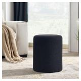 Get Set Style Modern Round Ottoman with Soft...