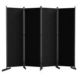 AKTOP Room Divider 4 Panel, 80" W Portable Wall...