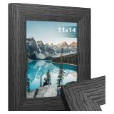 11x14 Picture Frame Black, Wooden Classic 11x14...