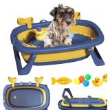 Dog Bath Tub with Dog Toys,Pet Bathtub,...