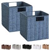 Vagusicc Wicker Storage Basket, Set of 2...
