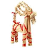(4 pack)17.3in Tall Yule Goat Swedish Straw...