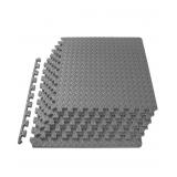 Exercise Puzzle Mat 1/2-in, 24 Sq Ft - 6 Tiles...