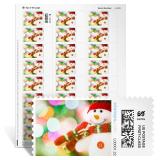 (10 Pack)Snowman Hugs NetStamps (5 Sheets)...