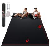 $150 Large Exercise Mat for Home Workout,12 x6...
