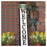 Outdoor Welcome Sign for Front Porch Standing...