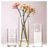 36 Pack Cylinder Glass Vases for Centerpieces...