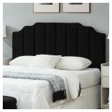$168 24KF Black Teddy Fabric Tufted for Queen...