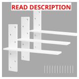 $100 Floating Shelf Bracket 3/8" Thick Heavy...