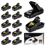 (2 pack)VEFEFI Mouse Traps 12-Pack - for House...