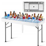$122 Suzile 4 Feet Folding Ice Table with...