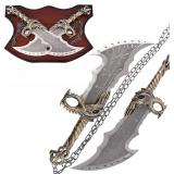 $140 Blades of Chaos Cosplay Sword Real Metal...