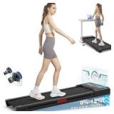 $329 TRAILVIBER Walking Pad Treadmill with 12%...
