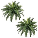 35" Ferns Artificial Bush Plants Large, 2...