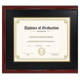 GraduatePro 11x14 Diploma Frame with Black over...