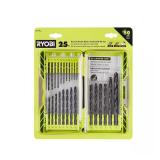 Black Oxide Round Shank Drill Bit Set (25-PC)