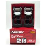 Husky 16 ft Ratchet Tie-Downs (1000 lb) 2-Pack