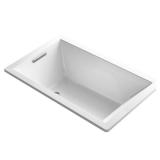 $1334 Underscore 5 ft Reversible Alcove Tub White