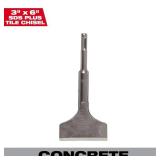 3 in. x 6 in. SDS-PLUS Tile Chisel