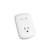 1-Outlet Wall Mounted Surge Protector, White