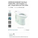 $2744 WHOLE PALLET AMERICAN STANDARD Toilet Bowls