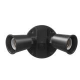 PAR Black Switch Outdoor 2-Head Flood Light