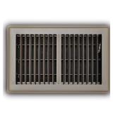 6x10 2-Way Steel Floor Register Brown