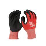 (5pk) Red Nitrile Level 1 Cut-Resistant Gloves